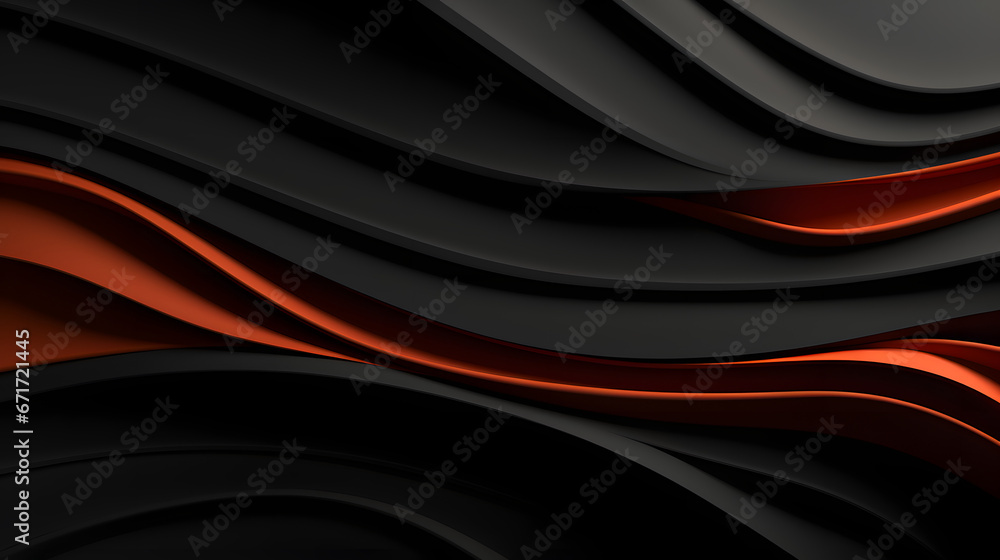 A Sleek Modern Black and Orange Background A Sleek Modern Black and Orange Background
