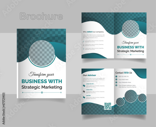 Creative and modern business brochure design. corporate brochure template design. 