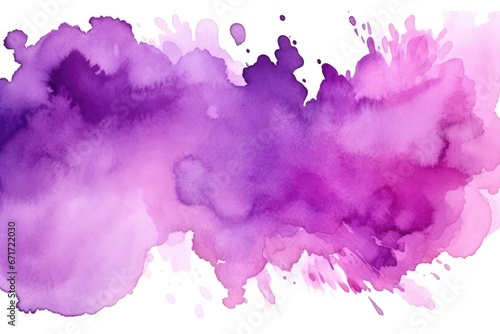 A Colorful Watercolor Splash on a Vibrant Background photo
