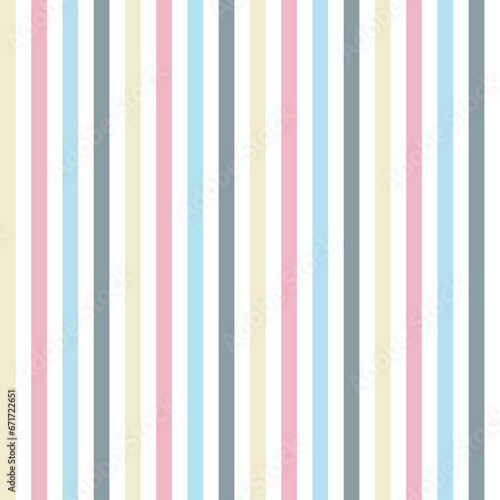 Stripe pattern. Striped pastel color. Colorful lines Seamless design 