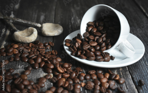 Wallpaper Mural Coffee Beans Background Torontodigital.ca