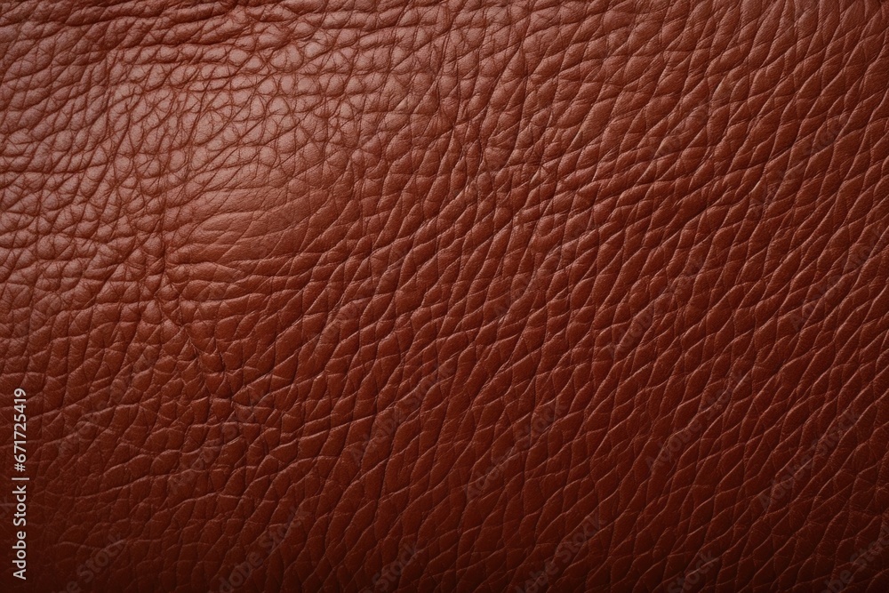 A detailed close-up view of a brown leather surface. This image can be used in various contexts and designs A detailed close-up view of a brown leather surface. This image can be used in various contexts and designs