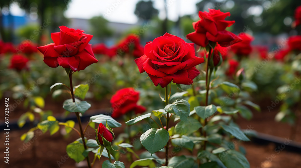 red rose in garden HD 8K wallpaper Stock Photographic Image red rose in garden HD 8K wallpaper Stock Photographic Image