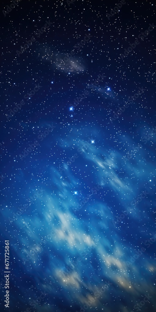 A captivating image of a night sky filled with stars and wispy clouds. This picture can be used to depict the beauty of the night, astronomy, or as a background for various projects