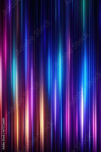A dark background illuminated by vibrant and colorful lights. Perfect for adding a pop of color and excitement to any design or project.