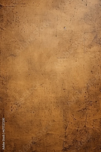 A brown wooden surface with visible scratches. This versatile image can be used to depict the concept of wear and tear, old age, or a rustic background for various projects.