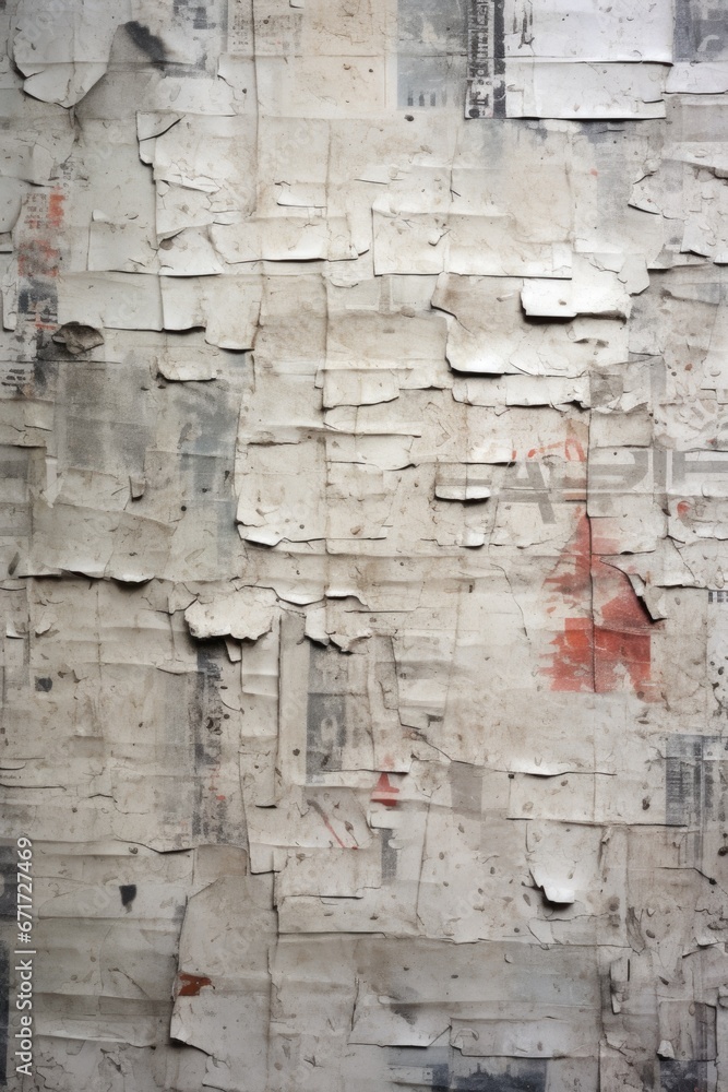 A wall covered in lots of torn paper. Perfect for adding texture and a vintage feel to your designs. A wall covered in lots of torn paper. Perfect for adding texture and a vintage feel to your designs.
