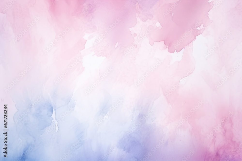 A vibrant watercolor background with pink and blue clouds. Ideal for use in designs related to art, creativity, or dreamy themes.