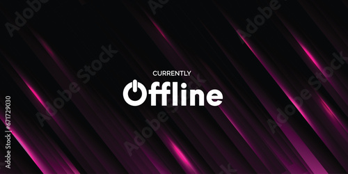 offline social media background with blue lines design vector illustration