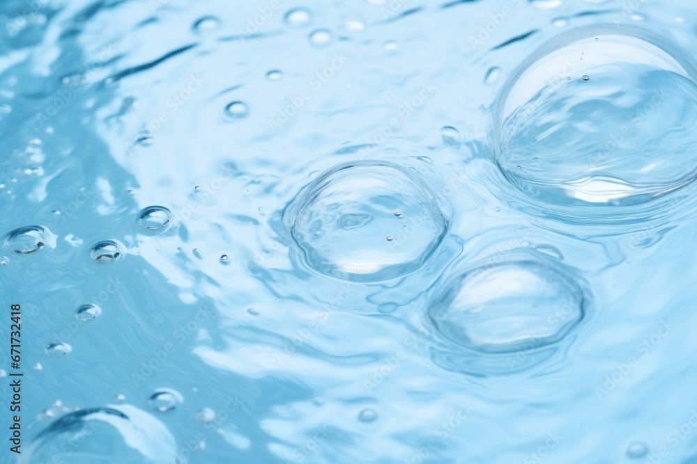 Blue water texture, blue mint water surface with rings and ripples Blue water texture, blue mint water surface with rings and ripples