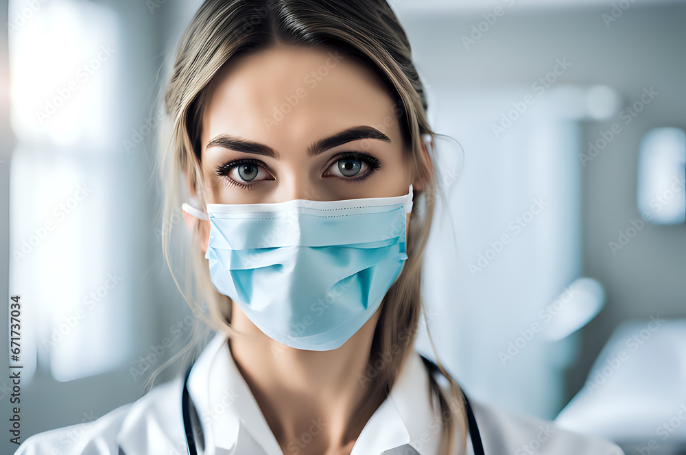 Beautiful smiling woman working in the medical field. Hospital nurse. Female doctor. Beautiful smiling woman working in the medical field. Hospital nurse. Female doctor.