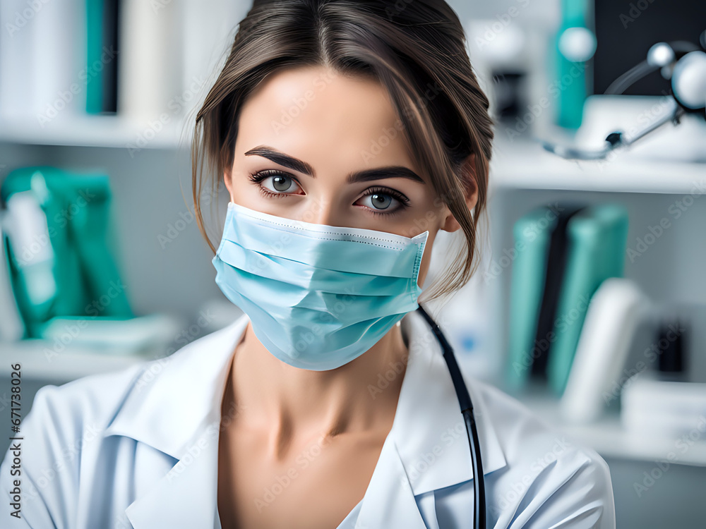 Beautiful smiling woman working in the medical field. Hospital nurse. Female doctor. Beautiful smiling woman working in the medical field. Hospital nurse. Female doctor.