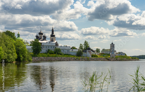 Resurrection Goritsky Monastery in the village of Goritsy, Vologda region photo