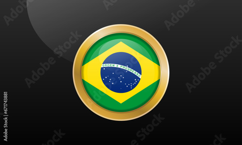 Free Download Brazil National Flag Emblem Vector: Symbol of National Pride and Heritage - GFXLoad