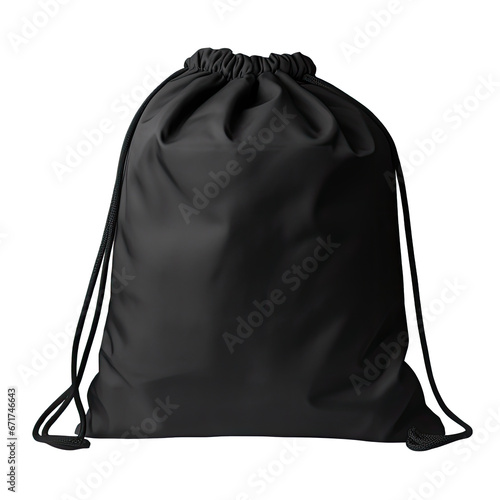 black bag isolated on white