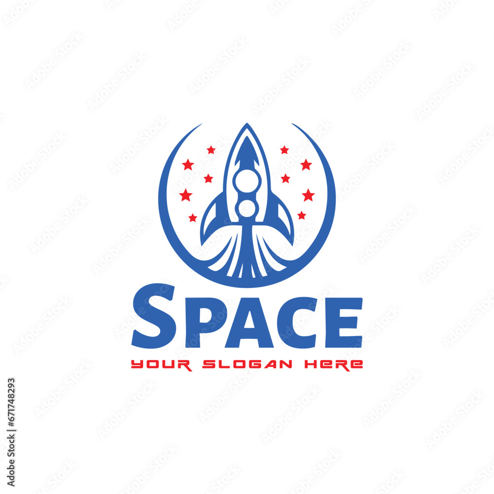 astrology space station technology logo design vector astrology space station technology logo design vector
