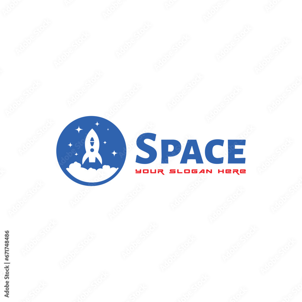astrology space station technology logo design vector astrology space station technology logo design vector