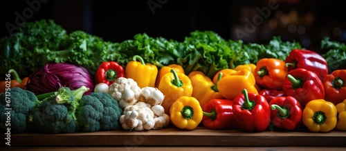 Vibrant veggies at nearby market Top notch picture