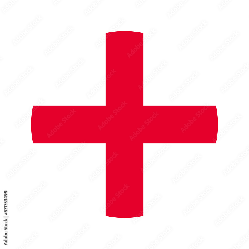 England flag simple illustration for independence day or election England flag simple illustration for independence day or election