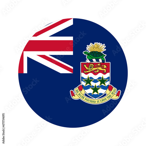 Cayman Islands flag simple illustration for independence day or election photo