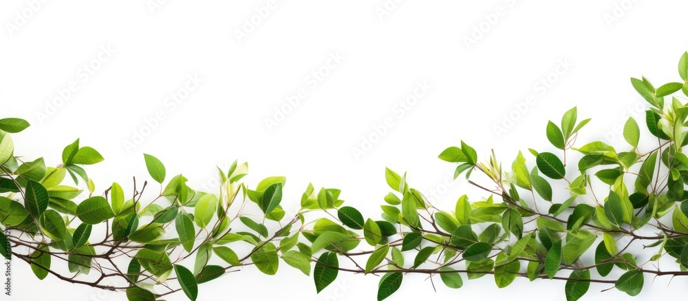 The background consists of branches and leaves from the tree The background consists of branches and leaves from the tree