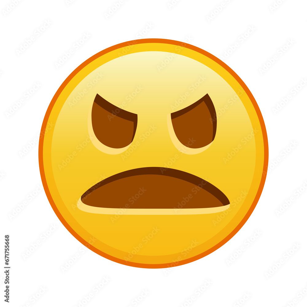 Scary halloween face Large size of yellow emoji smile Scary halloween face Large size of yellow emoji smile