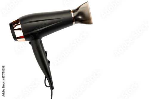 Blow dryer, hair dryer professional equipment. photo