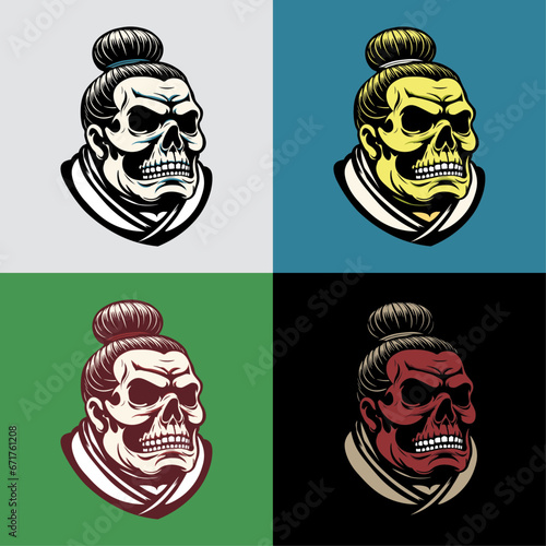 Sumo Wrestler Skull