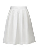 White tulle ballerina skirt isolated