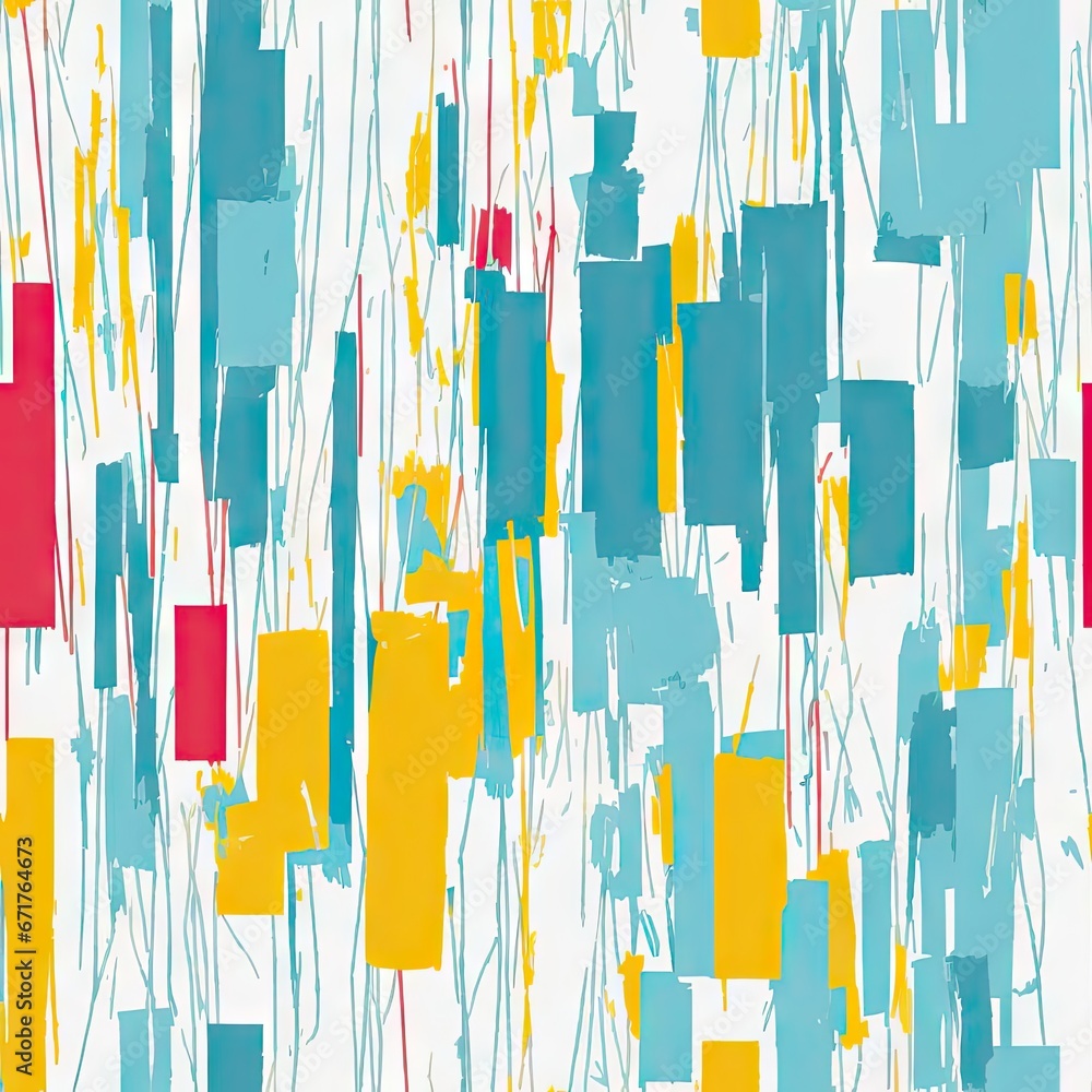 Seamless pattern in lines. AI generated. Seamless pattern in lines. AI generated.