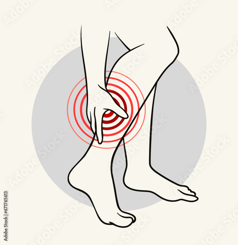 Body pain anatomy vector concept