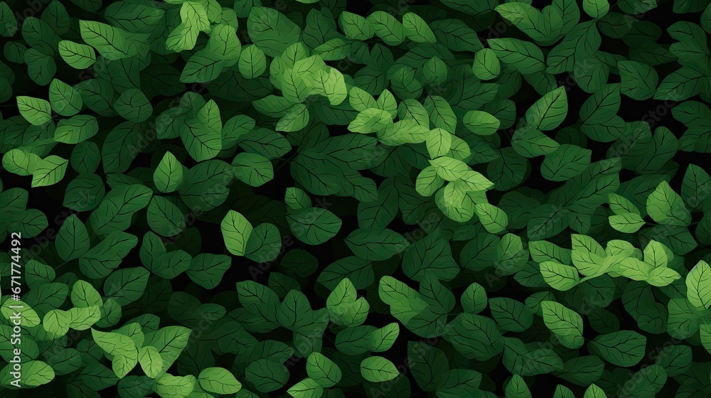 a bunch of green leaves that are on a black background that looks like they are floating in the air or floating in the air. generative ai a bunch of green leaves that are on a black background that looks like they are floating in the air or floating in the air. generative ai