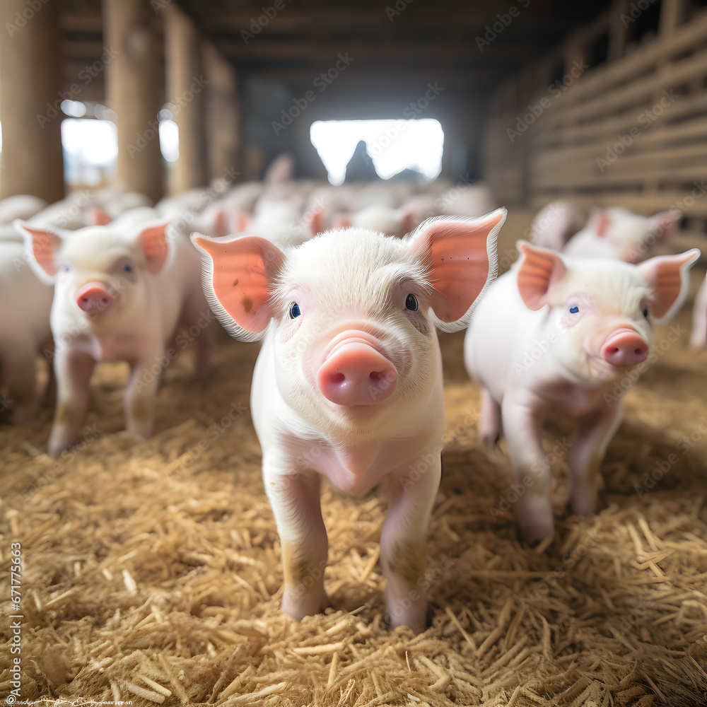 pigs in a farm pigs in a farm