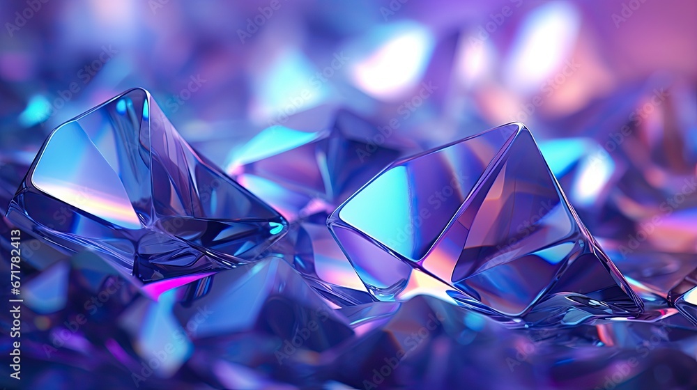 Abstract crystal background. Transparent crystals shimmering under the rays of light. Bright background for graphic design. Abstract crystal background. Transparent crystals shimmering under the rays of light. Bright background for graphic design.
