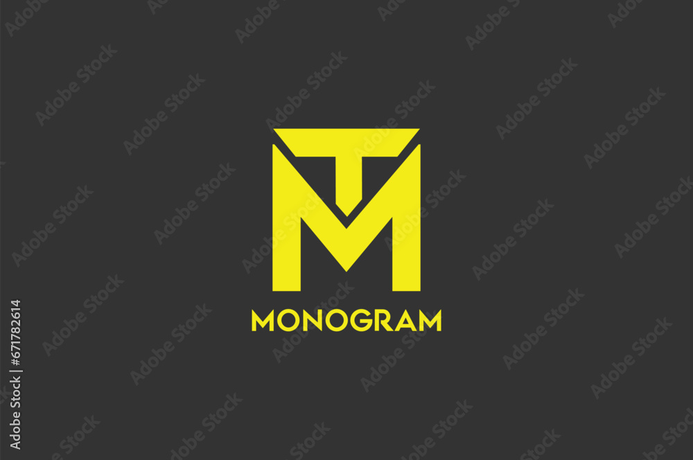 Monogram, latter, luxury, company, business logo design Monogram, latter, luxury, company, business logo design