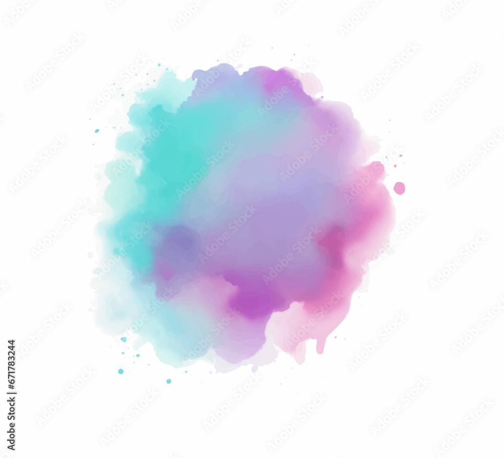 Colorful watercolor design background texture, Pink watercolor