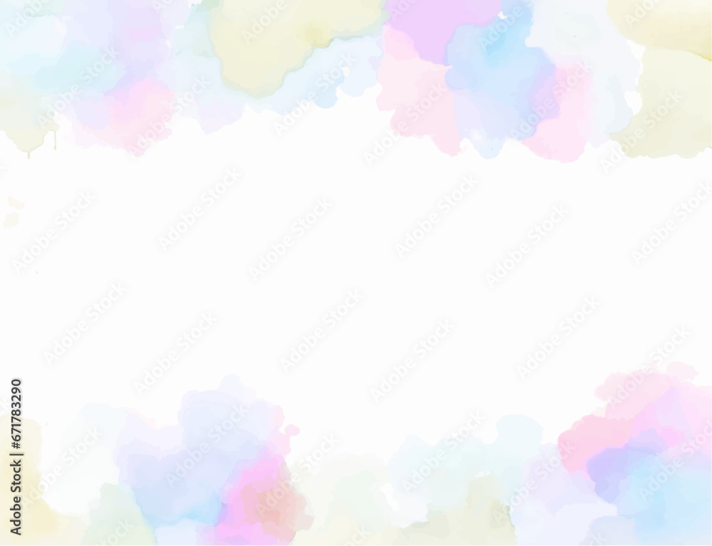 Colorful watercolor design background texture