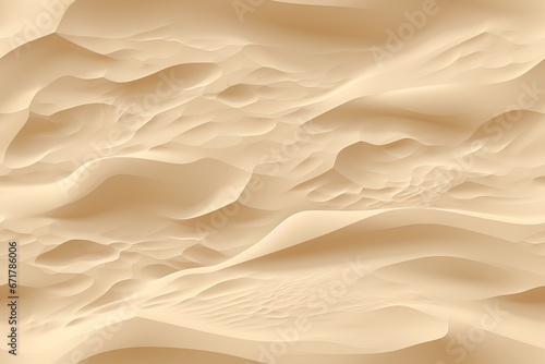 Désert abstrait simpliste, dune, fond de sable sans couture pour enfants. Idéal pour le papier peint des chambres d'enfants. IA générative, IA © Merilno