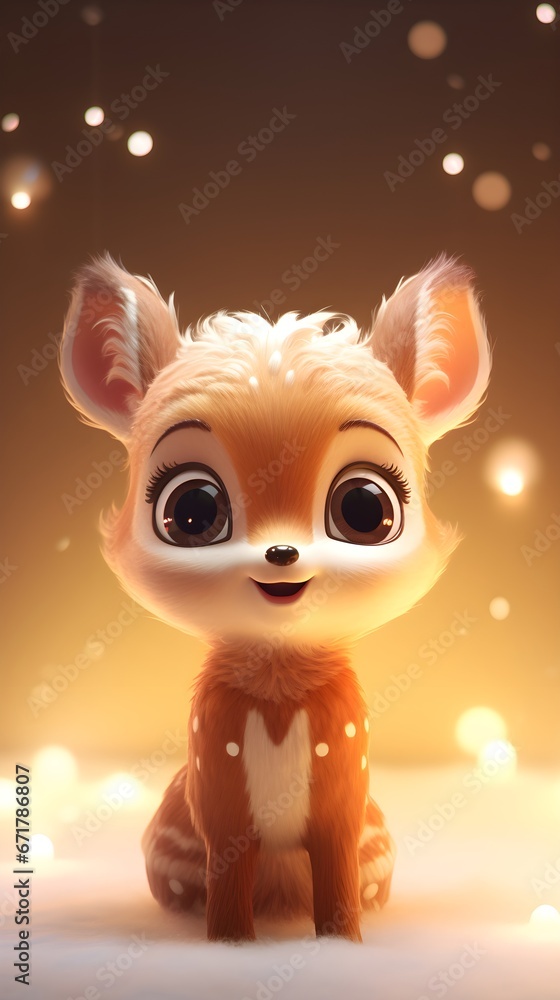 Starry Christmas: An Adorable Tiny Reindeer Starry Christmas: An Adorable Tiny Reindeer