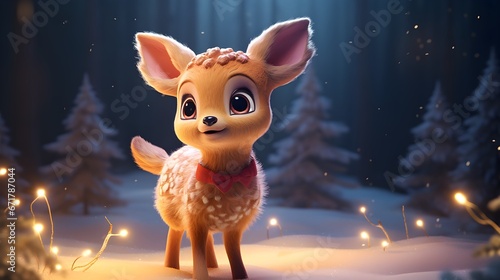 Starry Christmas: An Adorable Tiny Reindeer