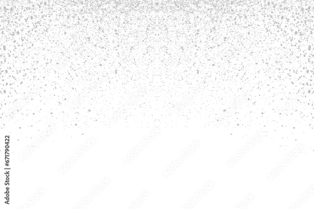 Realistic falling snowflakes isolated on transparent background. Vector illustration
 - obrazy, fototapety, plakaty 