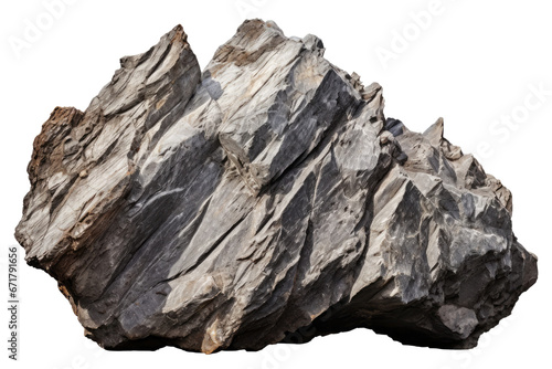 sharp pointed rocks in the mountain, heavy and huge rock ,landscape or garden isolated on white or transparent background. 