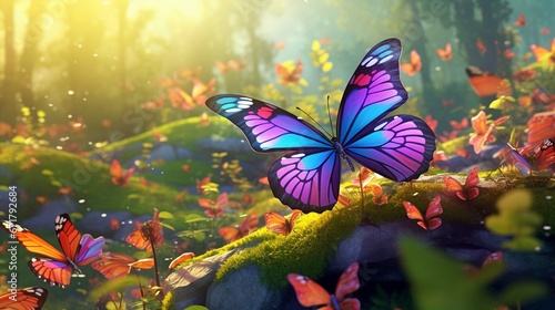 butterfly on flower © Nabeel