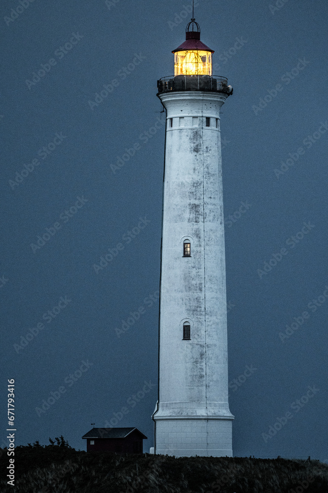 Leuchtturm in Hvide Sande