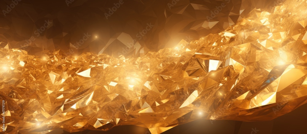 A background that is gold in color with a shiny and abstract appearance