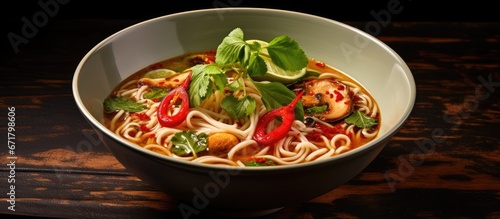 Soup made from noodles in Thailand © AkuAku