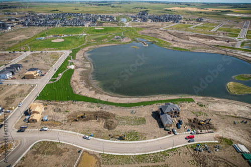 Brighton Aerial in Saskatoon, Saskatchewan, Canada photo