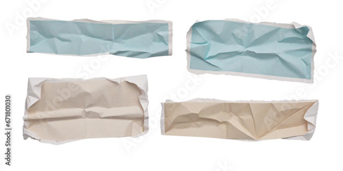 Blue and Pink Magazine Paper Tear