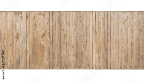 panoramic wooden wall  empty plank or panel for text. lined pattern  old vintage wood   isolated on a transparent background. PNG  cutout  or clipping path.  