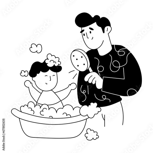 Baby Bathing